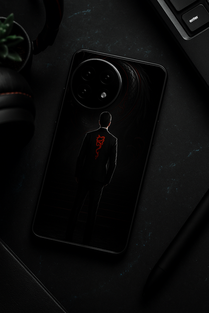 Venom Authority Premium Glass Back Cover For One Plus 13, 12, 11, 10, Nord Series