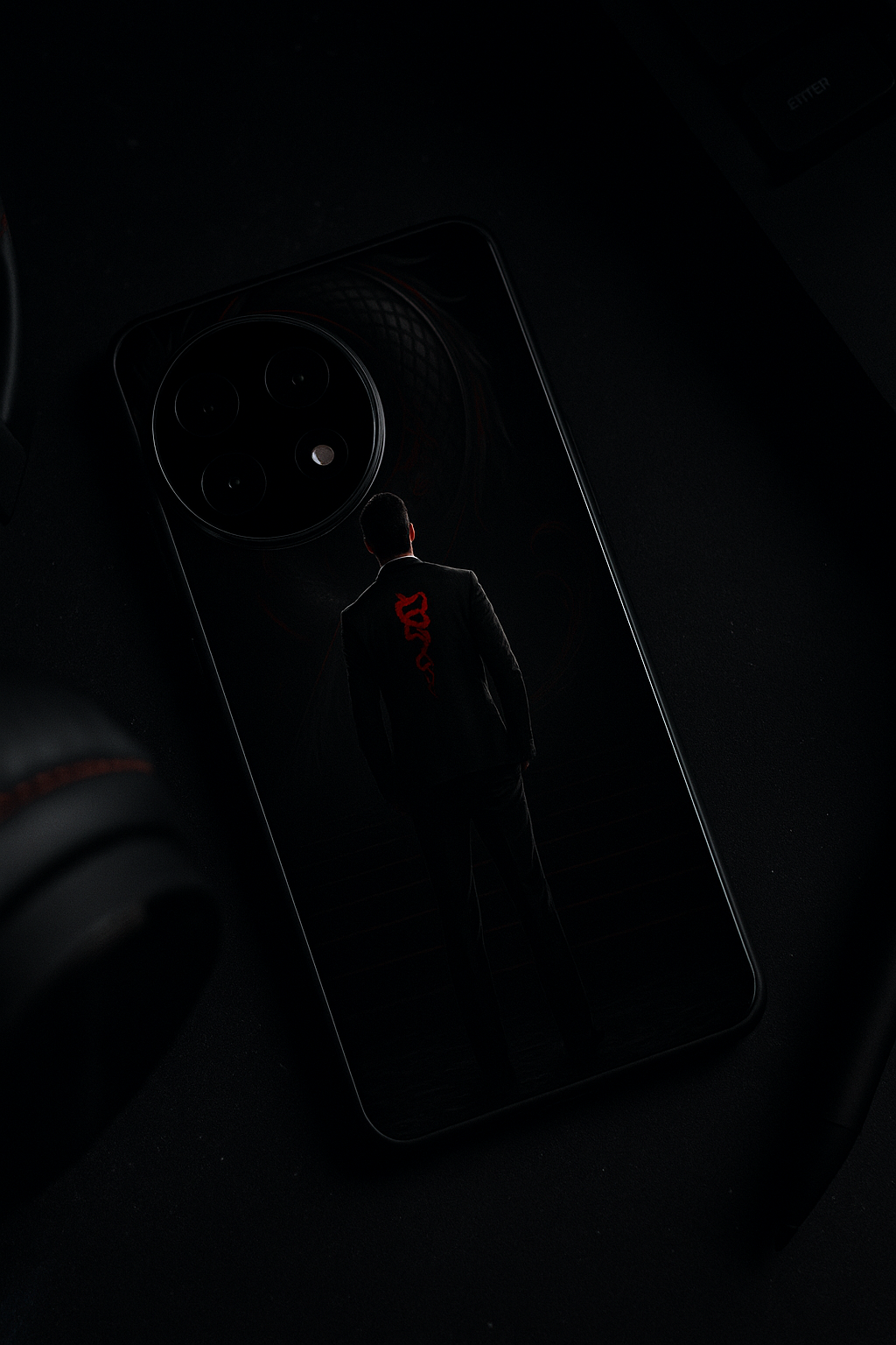 Venom Authority Premium Glass Back Cover For One Plus 13, 12, 11, 10, Nord Series