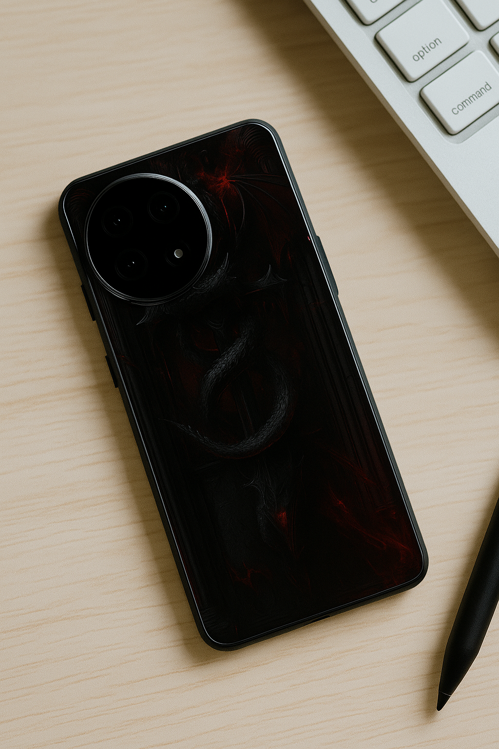 Drakonis Premium Glass Back Cover For One Plus 13, 12, 11, 10, Nord Series