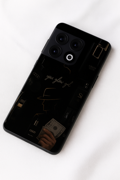 Glow & Grace Premium Glass Back Cover For One Plus 13, 12, 11, 10, Nord Series