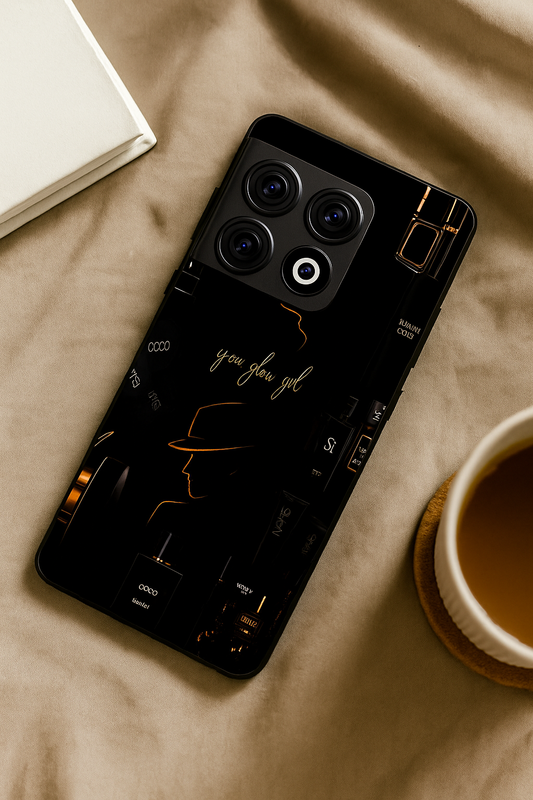 Glow & Grace Premium Glass Back Cover For One Plus 13, 12, 11, 10, Nord Series