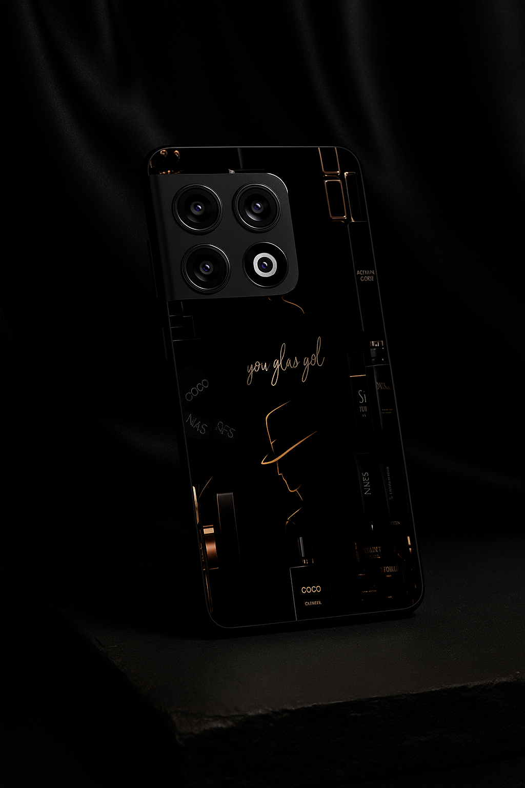 Glow & Grace Premium Glass Back Cover For One Plus 13, 12, 11, 10, Nord Series