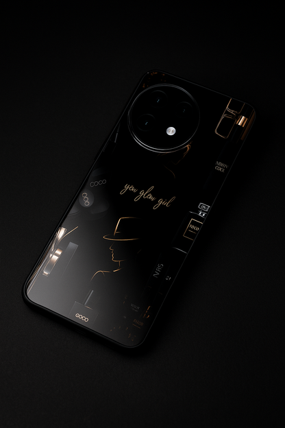 Glow & Grace Premium Glass Back Cover For One Plus 13, 12, 11, 10, Nord Series