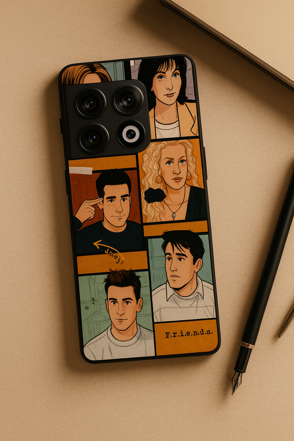 Pop Art Squad Premium Glass Back Cover For One Plus 13, 12, 11, 10, Nord Series