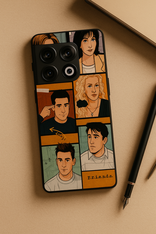 Pop Art Squad Premium Glass Back Cover For One Plus 13, 12, 11, 10, Nord Series