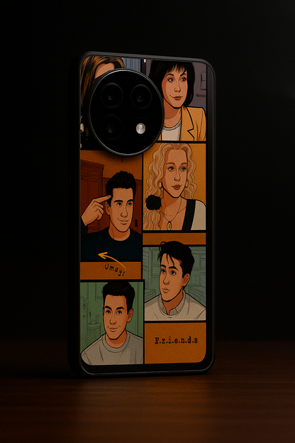 Pop Art Squad Premium Glass Back Cover For One Plus 13, 12, 11, 10, Nord Series