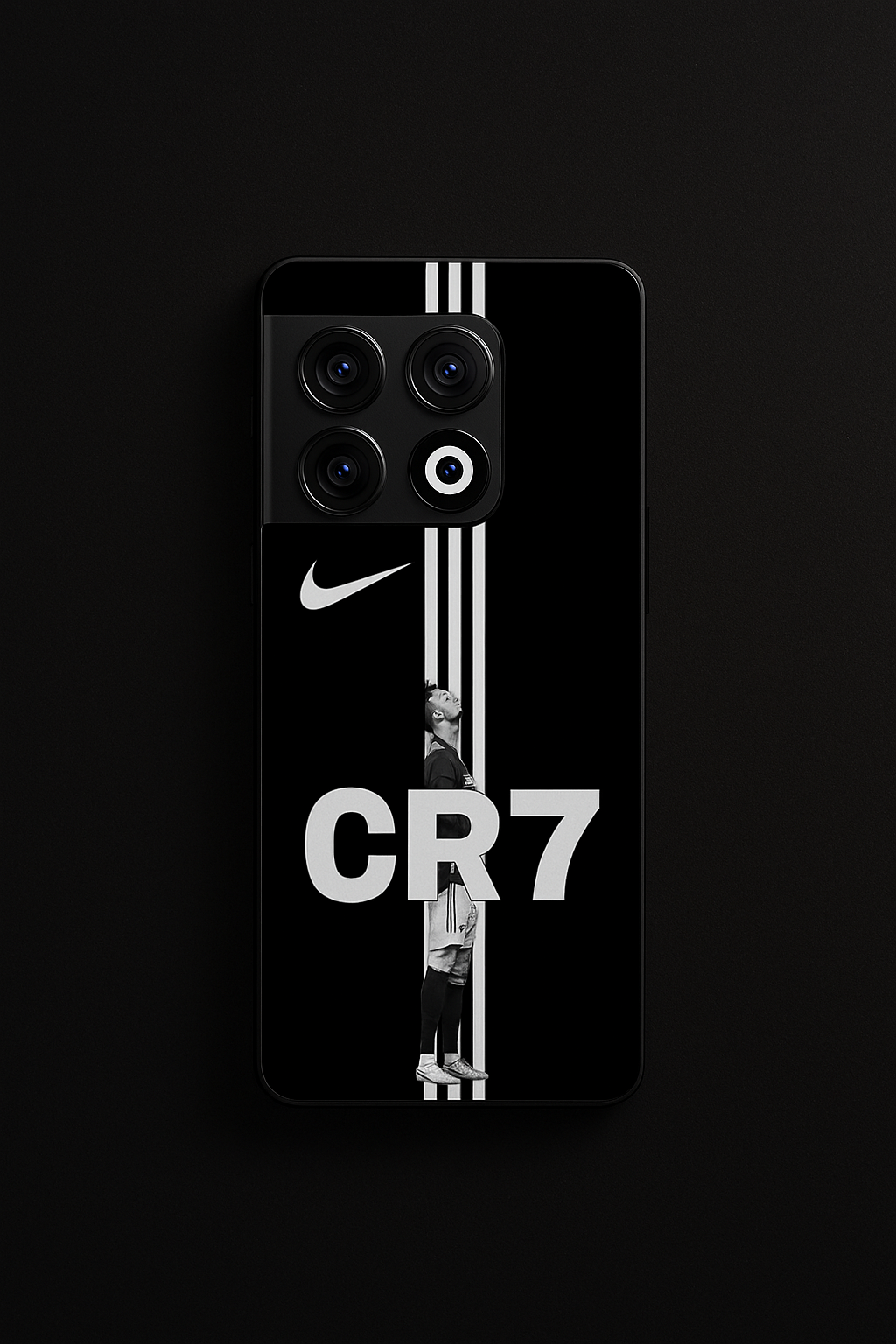 Legacy Stripe Premium Glass Back Cover For One Plus 13, 12, 11, 10, Nord Series