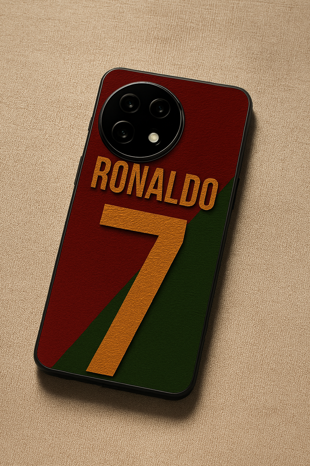 Ronaldo Royale Premium Glass Back Cover For One Plus 13, 12, 11, 10, Nord Series