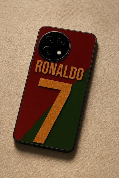 Ronaldo Royale Premium Glass Back Cover For One Plus 13, 12, 11, 10, Nord Series