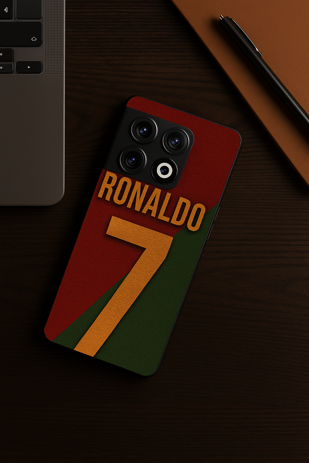 Ronaldo Royale Premium Glass Back Cover For One Plus 13, 12, 11, 10, Nord Series