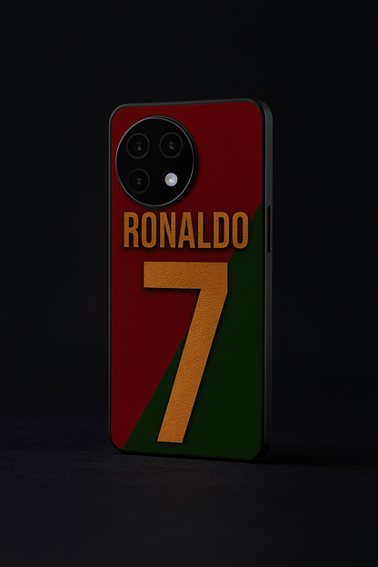Ronaldo Royale Premium Glass Back Cover For One Plus 13, 12, 11, 10, Nord Series