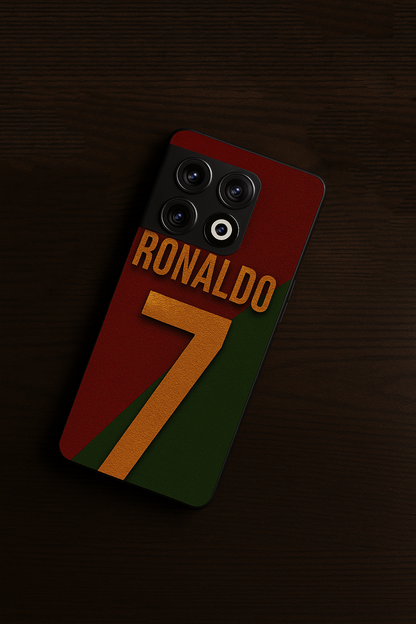 Ronaldo Royale Premium Glass Back Cover For One Plus 13, 12, 11, 10, Nord Series