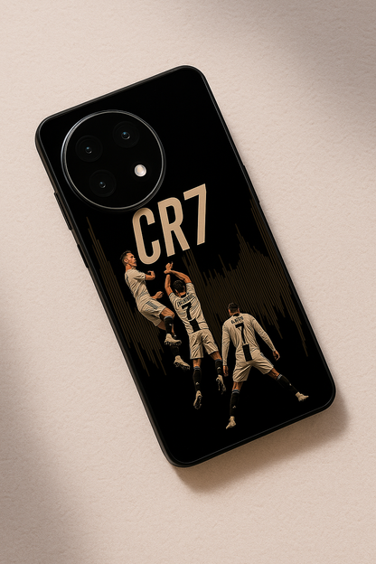 Air CR7 Premium Glass Back Cover For One Plus 13, 12, 11, 10, Nord Series