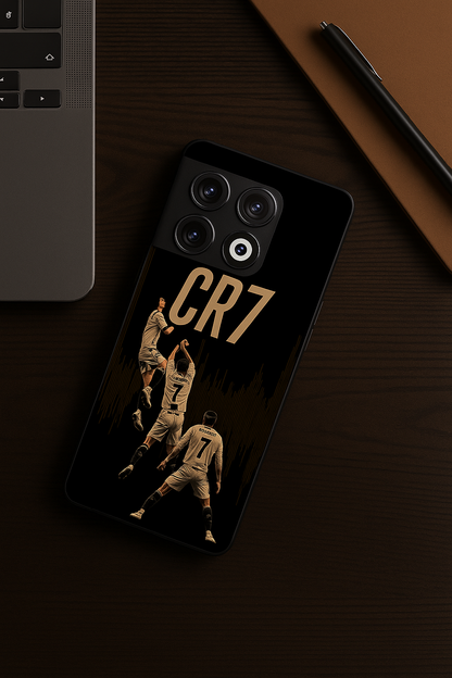 Air CR7 Premium Glass Back Cover For One Plus 13, 12, 11, 10, Nord Series