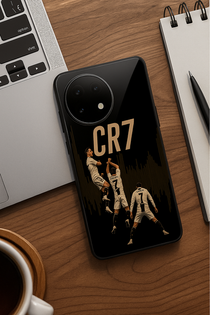Air CR7 Premium Glass Back Cover For One Plus 13, 12, 11, 10, Nord Series