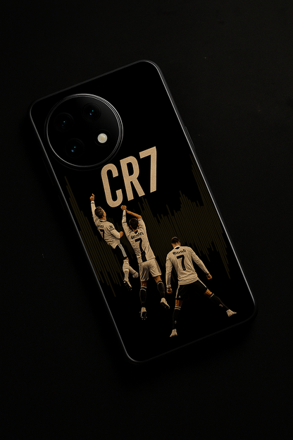 Air CR7 Premium Glass Back Cover For One Plus 13, 12, 11, 10, Nord Series