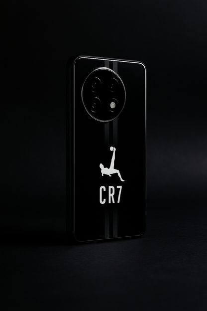 CR7 Legacy Premium Glass Back Cover For One Plus 13, 12, 11, 10, Nord Series
