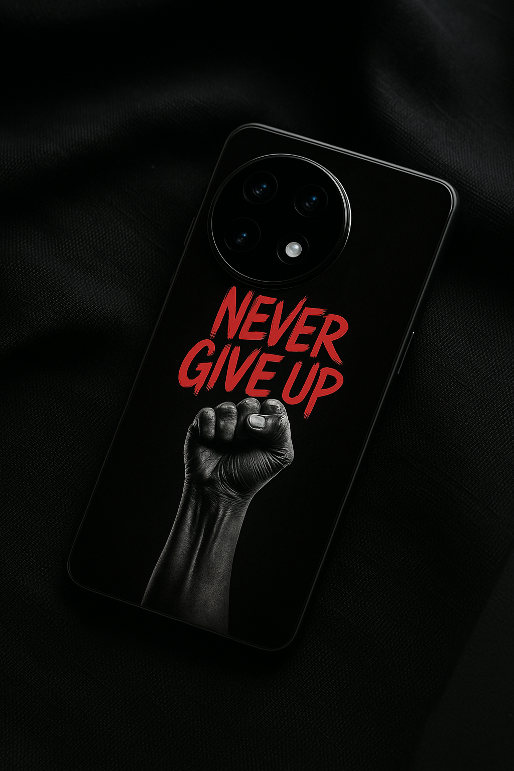 Iron Will Premium Glass Back Cover For One Plus 13, 12, 11, 10, Nord Series