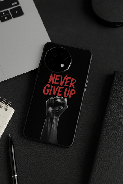 Iron Will Premium Glass Back Cover For One Plus 13, 12, 11, 10, Nord Series