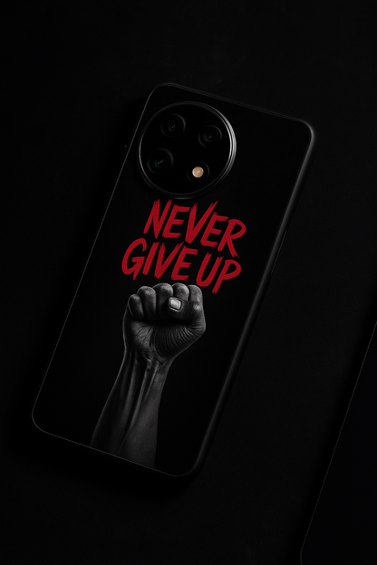 Iron Will Premium Glass Back Cover For One Plus 13, 12, 11, 10, Nord Series