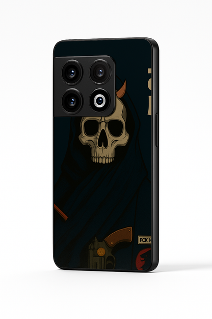 Skullbound Premium Glass Back Cover For One Plus 13, 12, 11, 10, Nord Serie