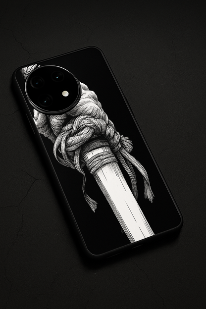 Samurai Grip Glass Back Cover For One Plus 13, 12, 11, 10, Nord Series