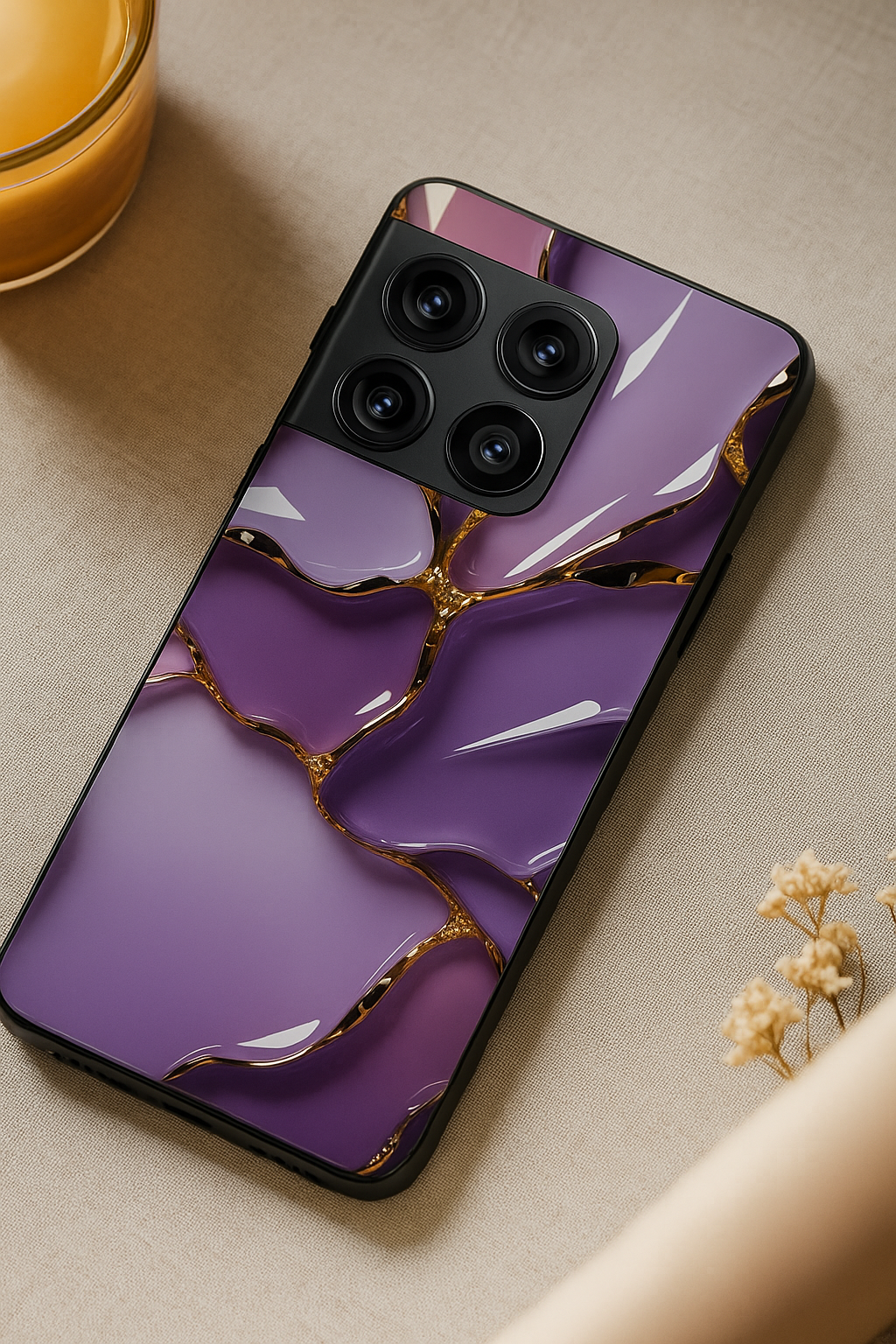 Amethyst Premium Glass Back Cover For One Plus 13, 12, 11, 10, Nord Series