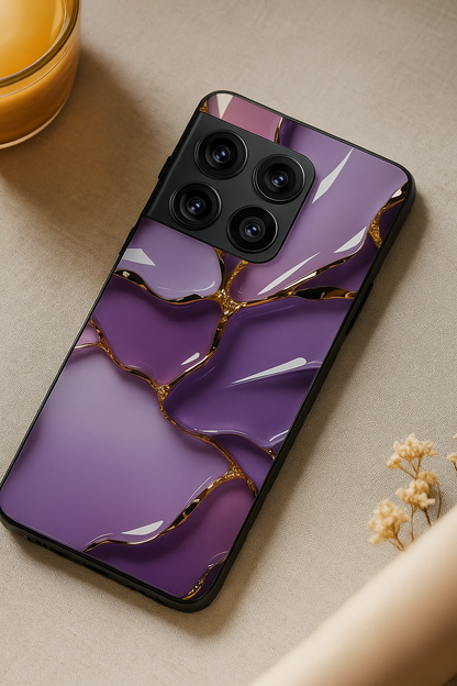 Amethyst Premium Glass Back Cover For One Plus 13, 12, 11, 10, Nord Series