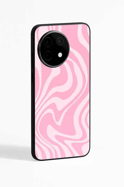 Barbie Swirl Premium Glass Back Cover For One Plus 13, 12, 11, 10, Nord Series