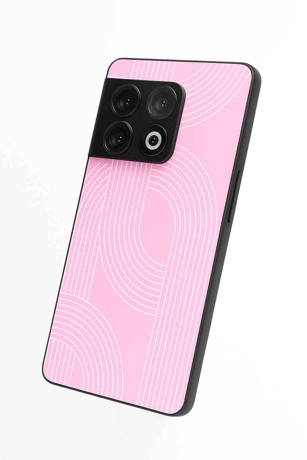 Linear Blush Glass Back Cover For One Plus 13, 12, 11, 10, Nord Series