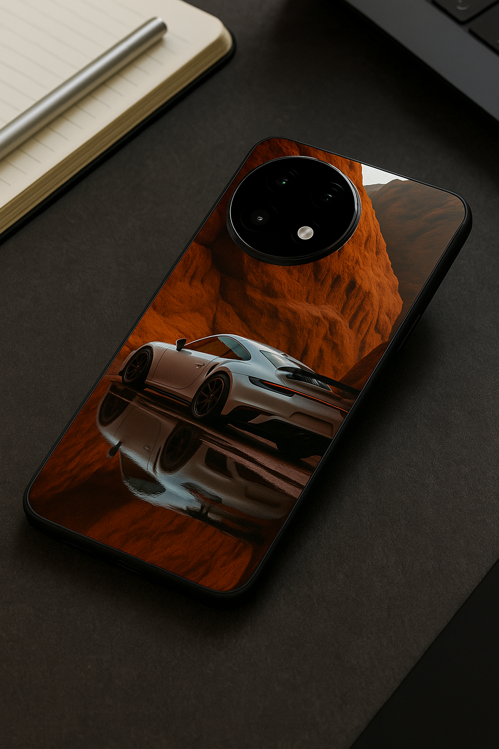 Canyon Rush Premium Glass Back Cover For One Plus 13, 12, 11, 10, Nord Series