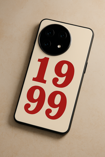 Back To 99 Premium Glass Back Cover For One Plus 13, 12, 11, 10, Nord Series