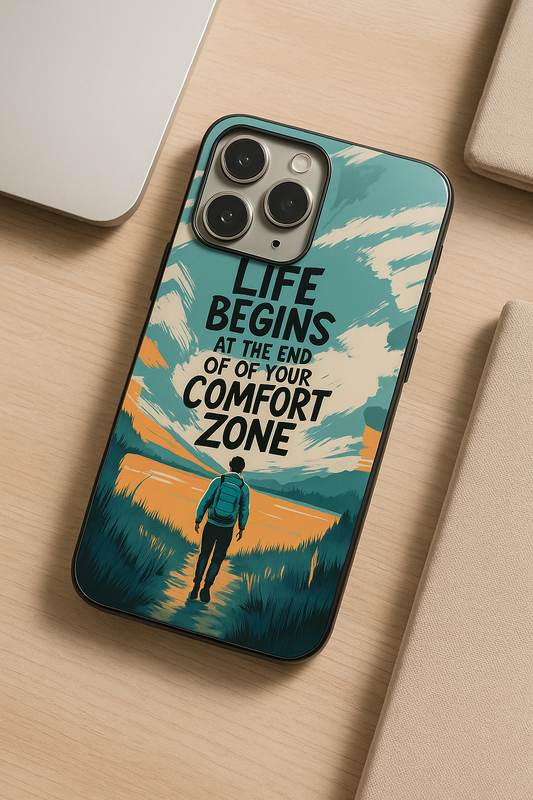 Beyond Limits Premium Glass Back Cover For iPhone 11,12,13,14,15,16,17 Models