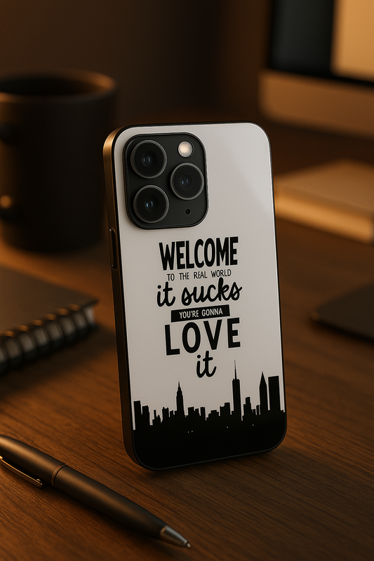 City of Friends Premium Glass Back Cover For iPhone 11,12,13,14,15,16,17 Models
