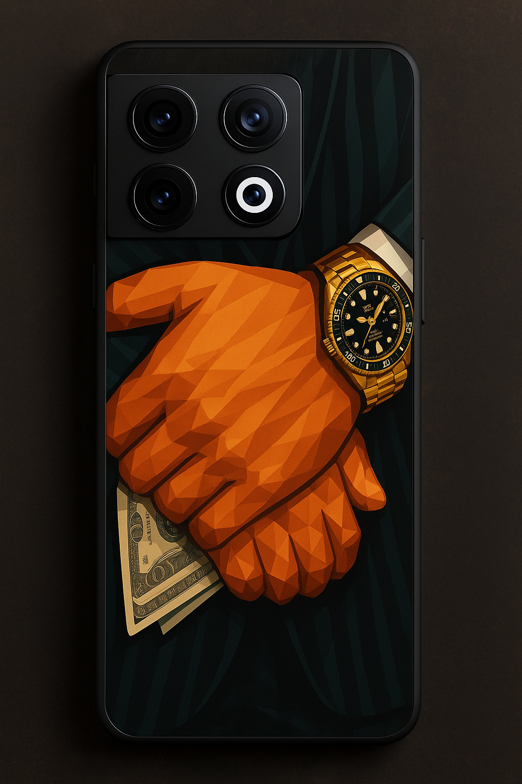 Money Matter Premium Glass Back Cover For One Plus 13, 12, 11, 10, Nord Series