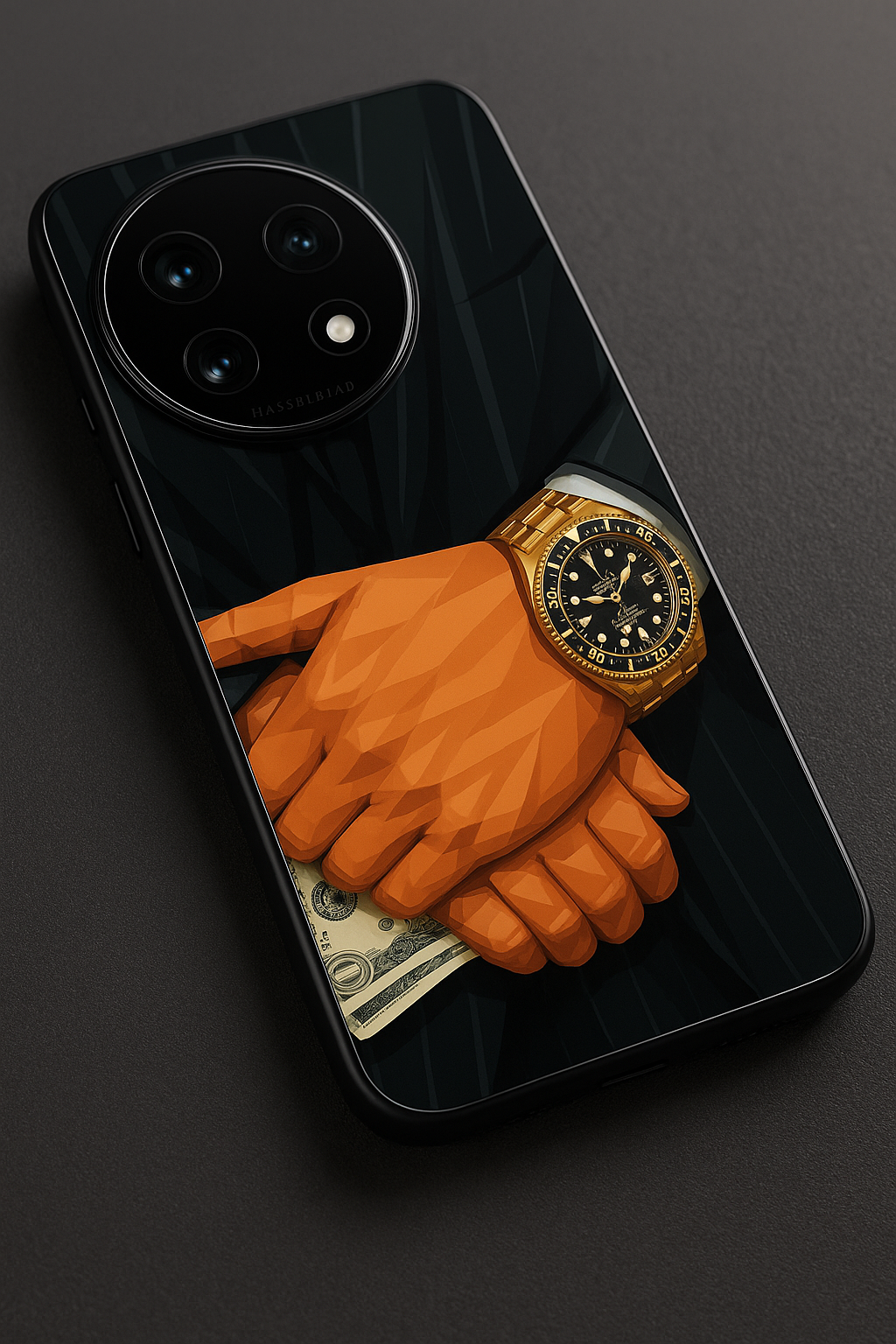 Money Matter Premium Glass Back Cover For One Plus 13, 12, 11, 10, Nord Series