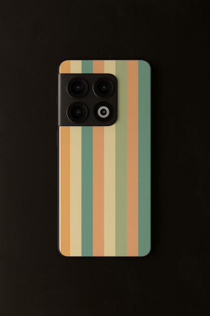 Abstract Strips Premium Glass Back Cover For One Plus 13, 12, 11, 10, Nord Series