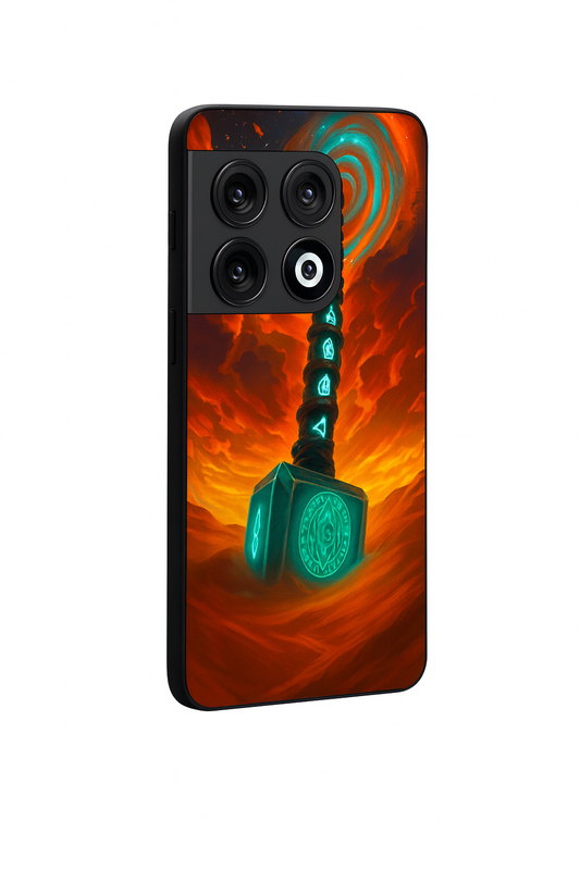 Mjolnir is it You Premium Glass Back Cover For One Plus 13, 12, 11, 10, Nord Series