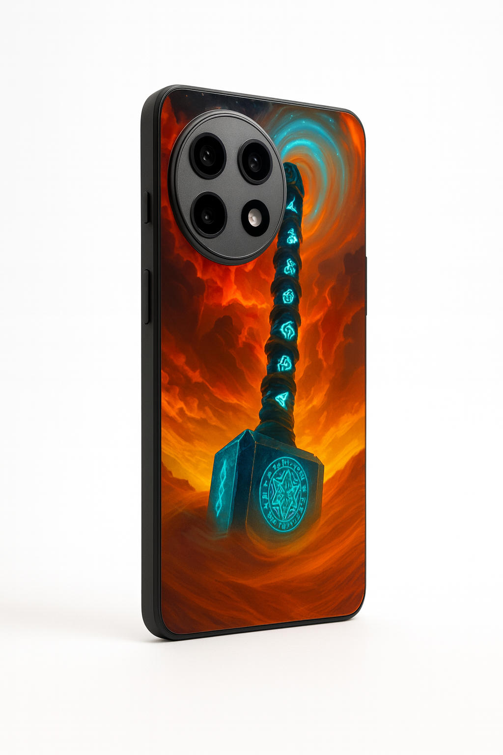 Mjolnir is it You Premium Glass Back Cover For One Plus 13, 12, 11, 10, Nord Series