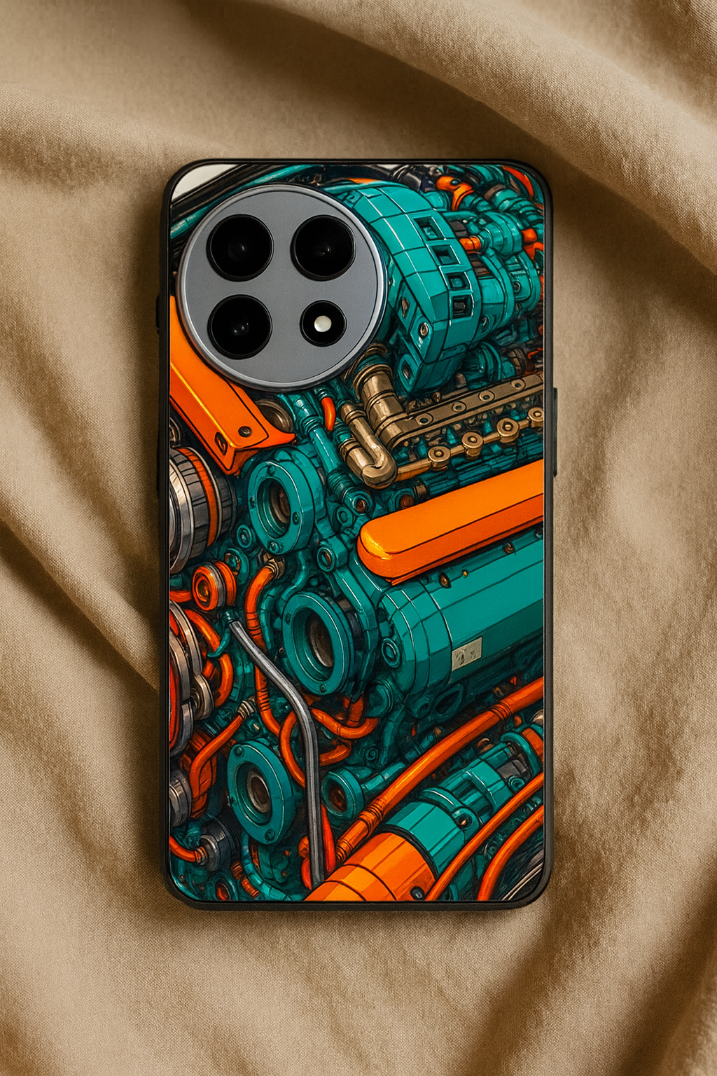 Aesthetic Engine-ry Premium Glass Back Cover For One Plus 13, 12, 11, 10, Nord Series