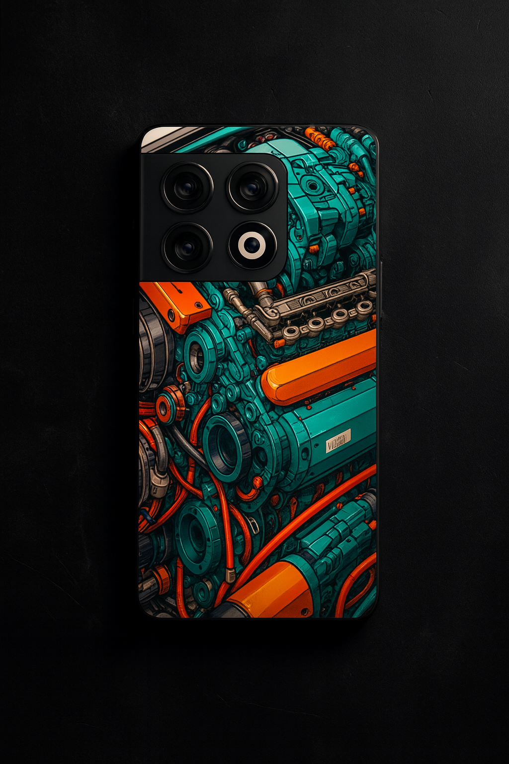 Aesthetic Engine-ry Premium Glass Back Cover For One Plus 13, 12, 11, 10, Nord Series