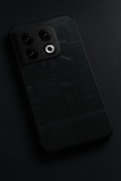 COD Guns Premium Glass Back Cover For One Plus 13, 12, 11, 10, Nord Series