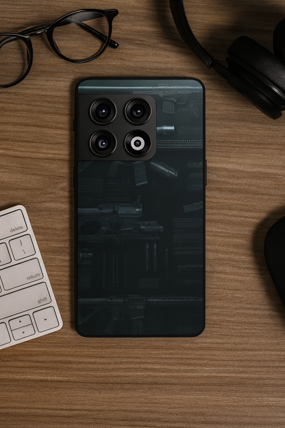 COD Guns Premium Glass Back Cover For One Plus 13, 12, 11, 10, Nord Series