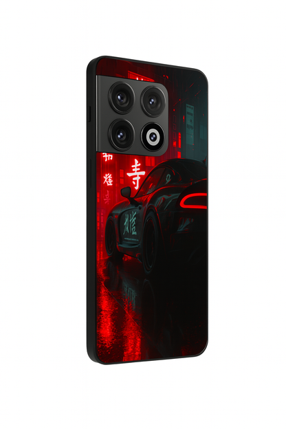 Aesthetic Car Focus Premium Glass Back Cover For One Plus 13, 12, 11, 10, Nord Serie