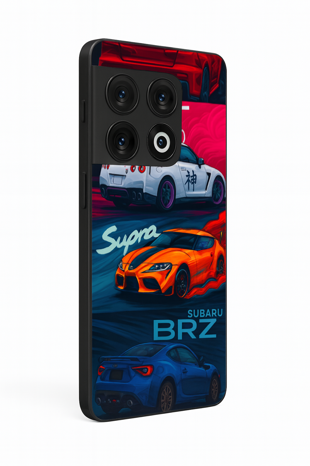 Car Lover Premium Glass Back Cover For One Plus 13, 12, 11, 10, Nord Series