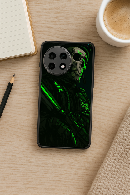 COD Zombie Premium Glass Back Cover For One Plus 13, 12, 11, 10, Nord Series