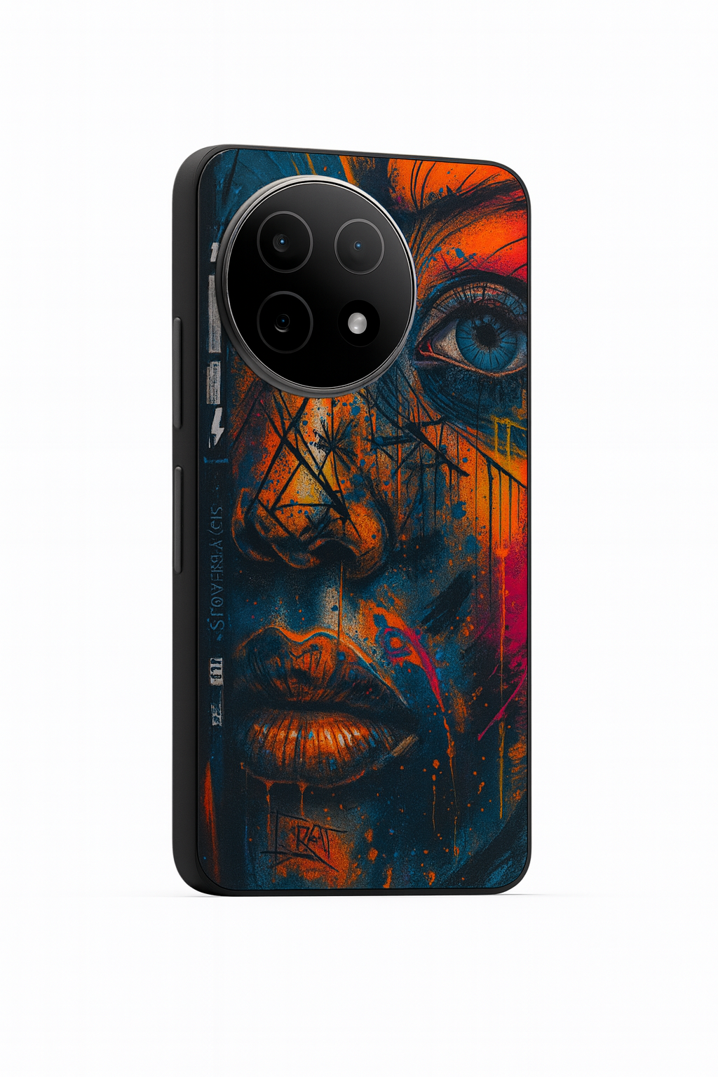 Neon Soul Premium Glass Back Cover For One Plus 13, 12, 11, 10, Nord Series