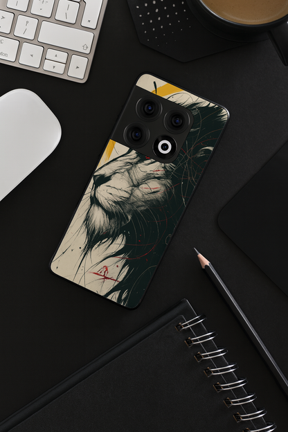 Roar Within Premium Glass Back Cover For One Plus 13, 12, 11, 10, Nord Series