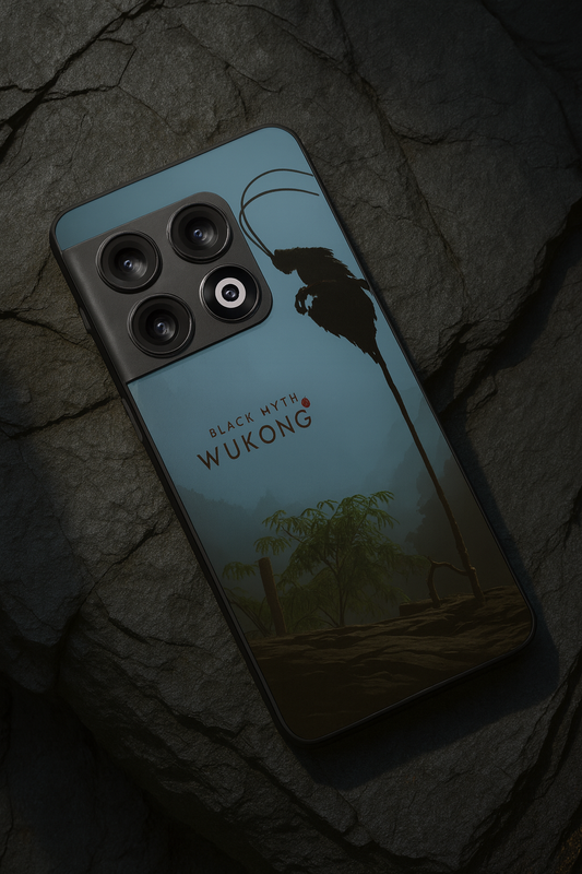 BMW-Black Myth Wukong Premium Glass Back Cover For One Plus 13, 12, 11, 10, Nord Series