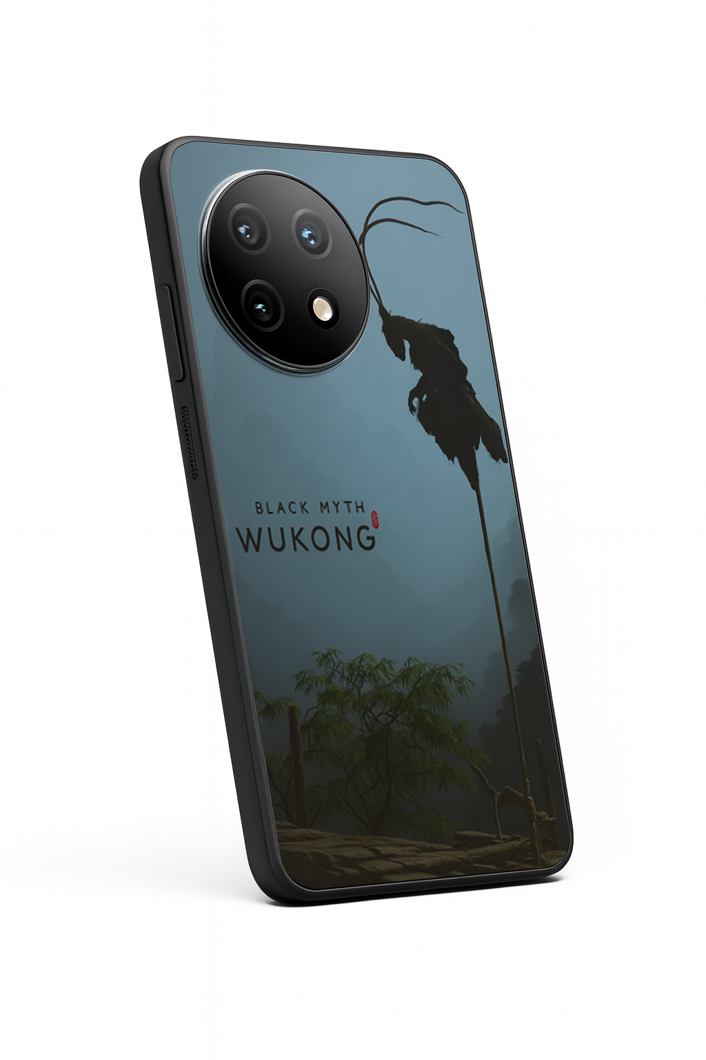 BMW-Black Myth Wukong Premium Glass Back Cover For One Plus 13, 12, 11, 10, Nord Series